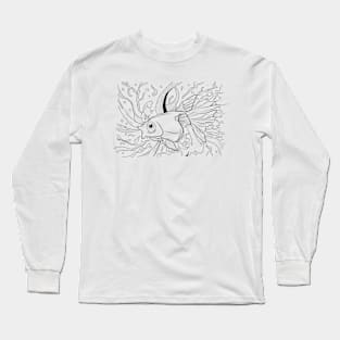 Koi Fish Doodle Long Sleeve T-Shirt